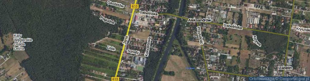 Zdjęcie satelitarne Harmonii ul.